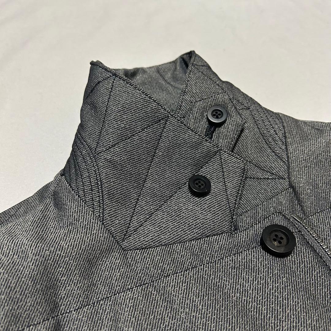 極美品　現行　ダーバン　ステンカラーコート　ブルゾン　 グレー　キルティング