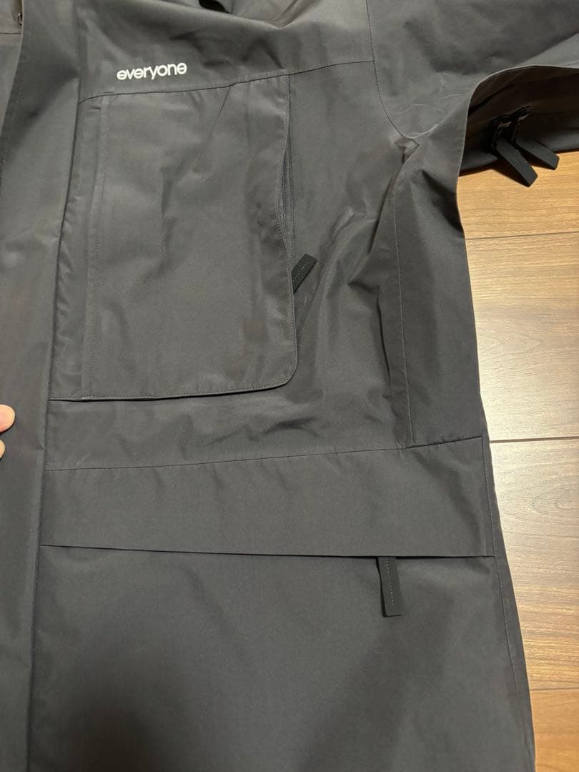 everyone 3layer shell jacket BLACK Lサイズ