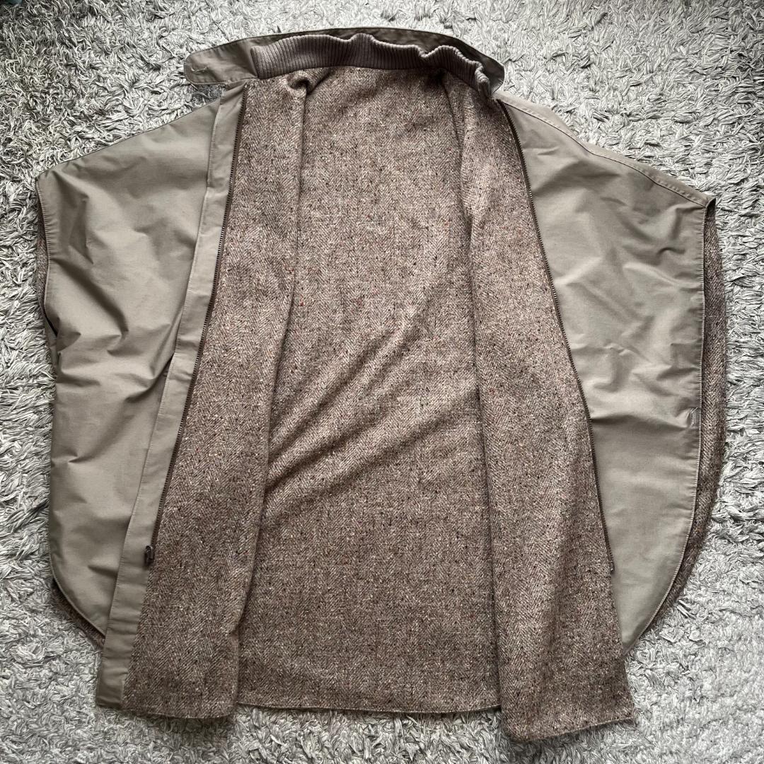 [US古着] 80s Woolrich 冬用リバーシブルポンチョ ネップ入ウール