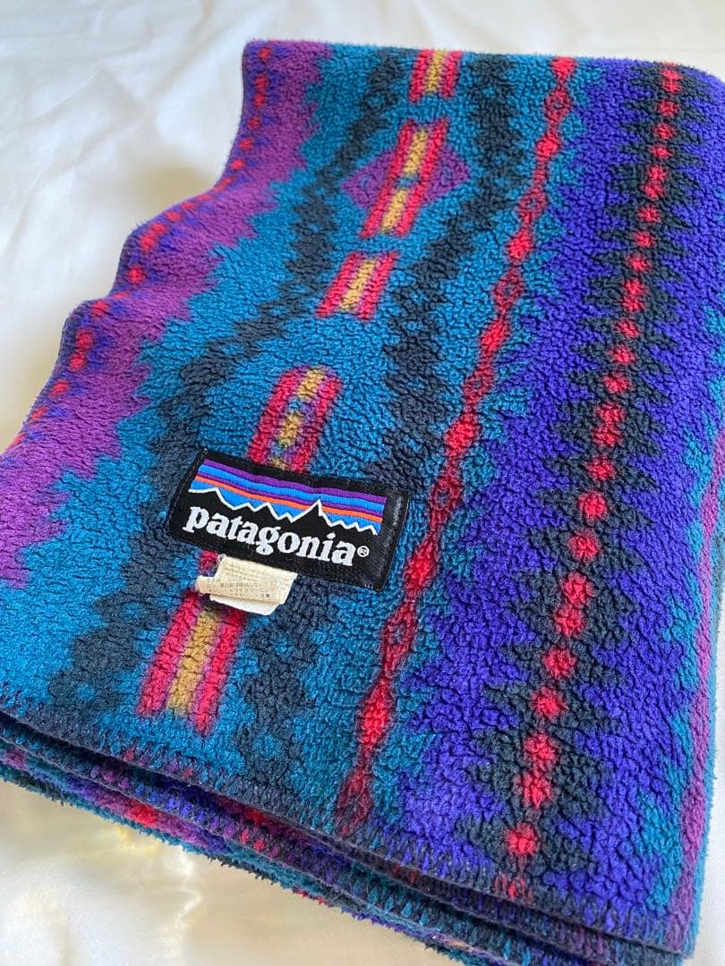 パタゴニア　ブランケット　90s ネイティブ　パープル