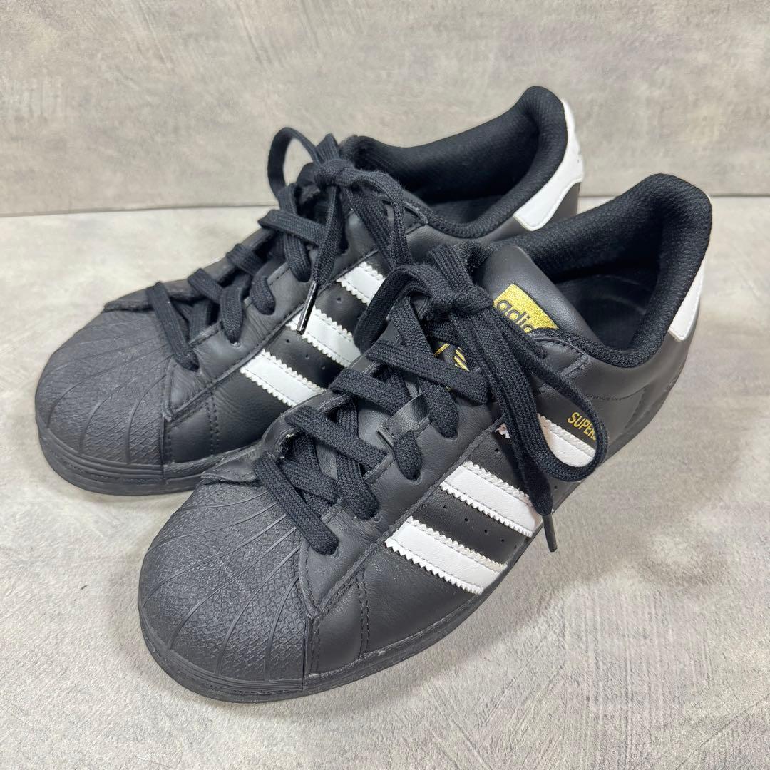 ✨️大人気モデル✨️adidas アディダス スーパースター ブラック 23.0cm