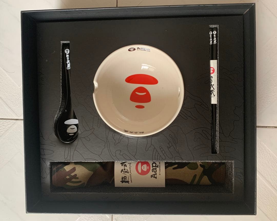 AAPE ✖️麺屋武蔵　コラボ食器セット(日本未発売)