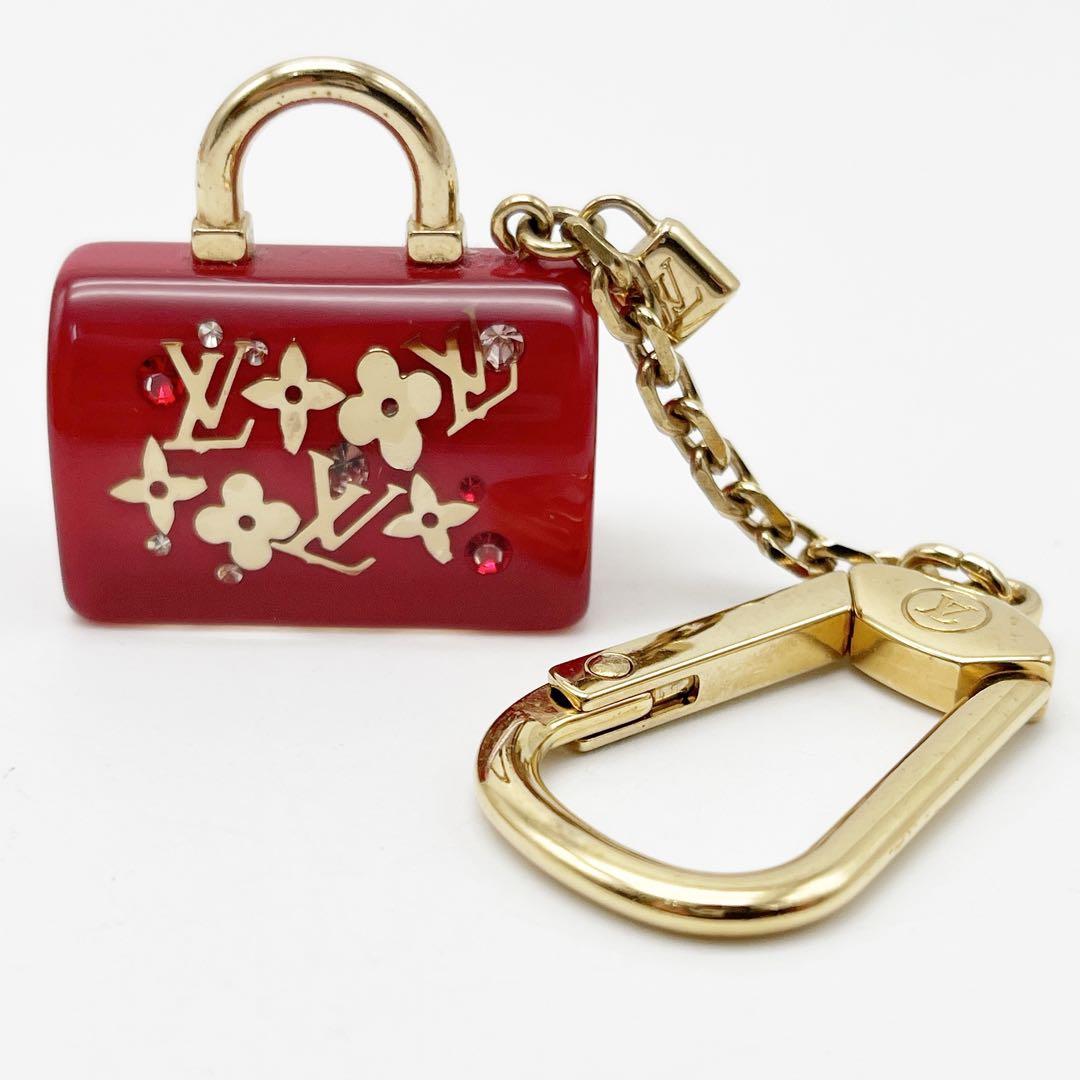 ルイヴィトン ポルトクレ スピーディー アンクルージョン　キーホルダー ピンク