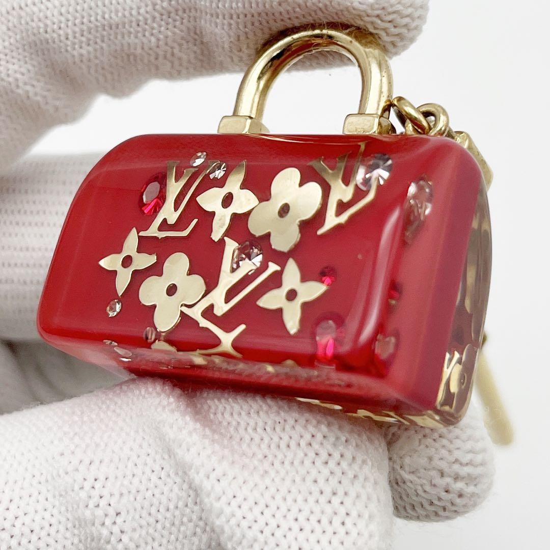 ルイヴィトン ポルトクレ スピーディー アンクルージョン　キーホルダー ピンク