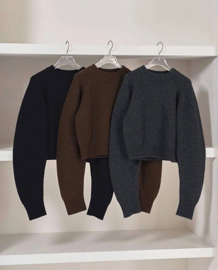 トップス todayful Wool 100% Raglan Knit