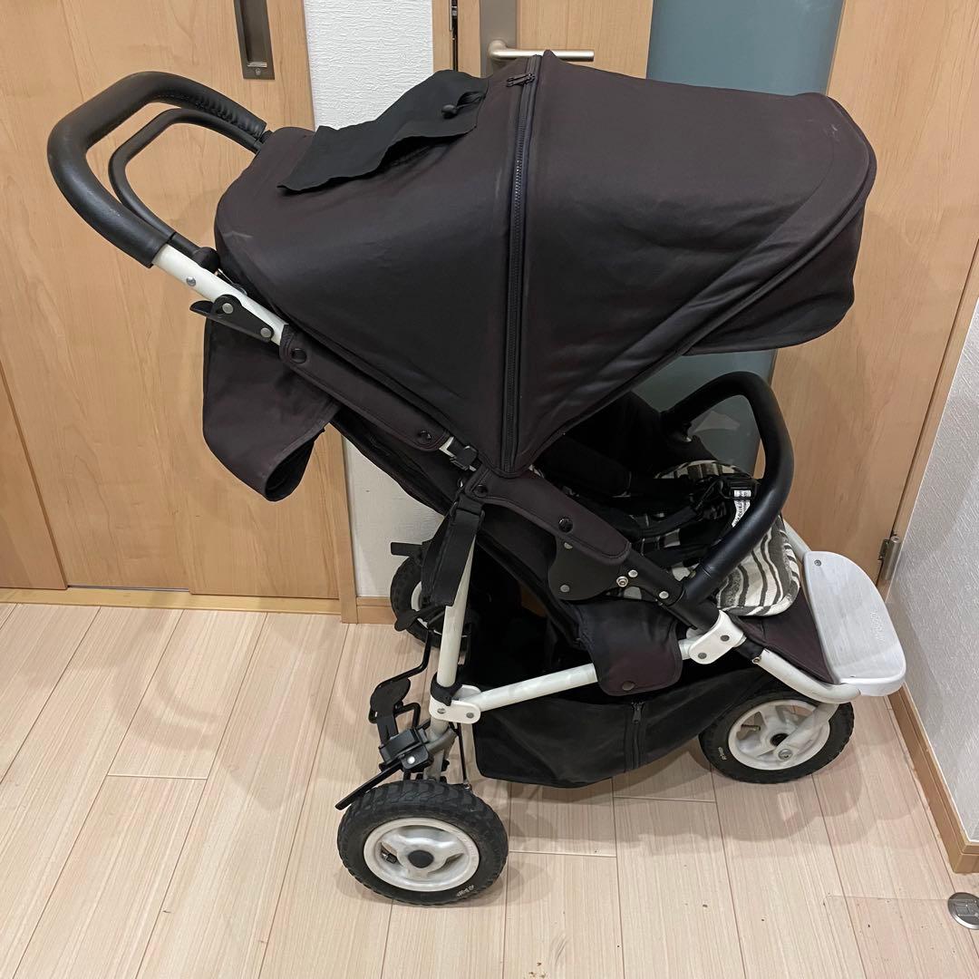 エアバギー ココプレミア ボード 空気入れ付属 ベビーカー ブラック