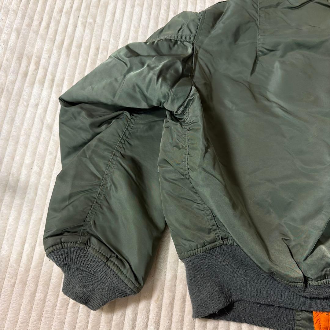 ゴ*ン様 ALPHA MA-1 リバーシブル　アメリカ製　サイズM