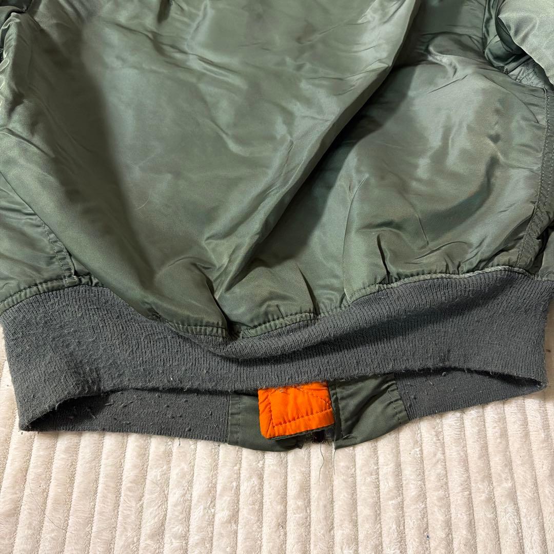 ゴ*ン様 ALPHA MA-1 リバーシブル　アメリカ製　サイズM