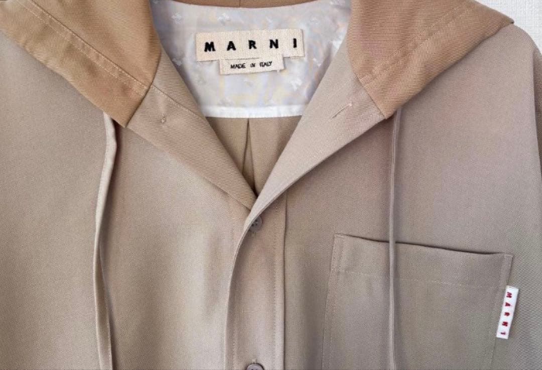 『専用』MARNI マルニWool Tropical Hooded Shirt
