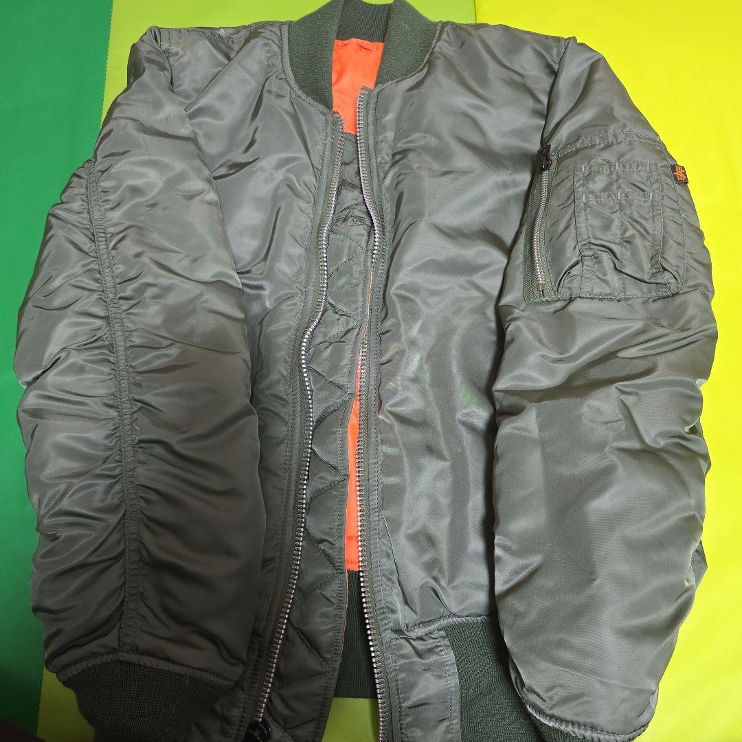 かなりや【希少】90s ALPHA USA製 黒タグ MA-１