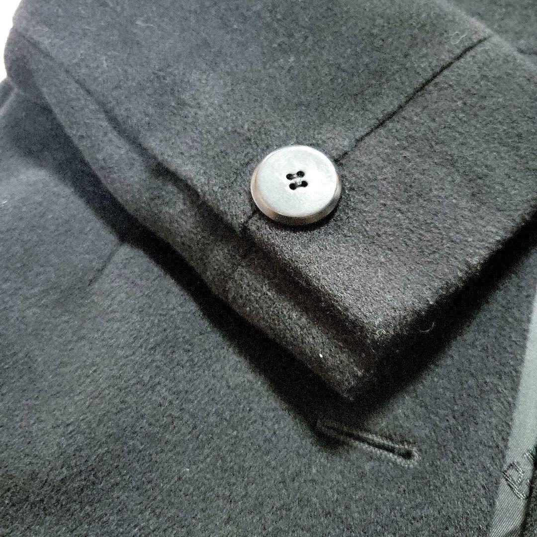 美品【Max Mara】マックスマーラ　白タグ　ロングコート　ブラック　カシミヤ