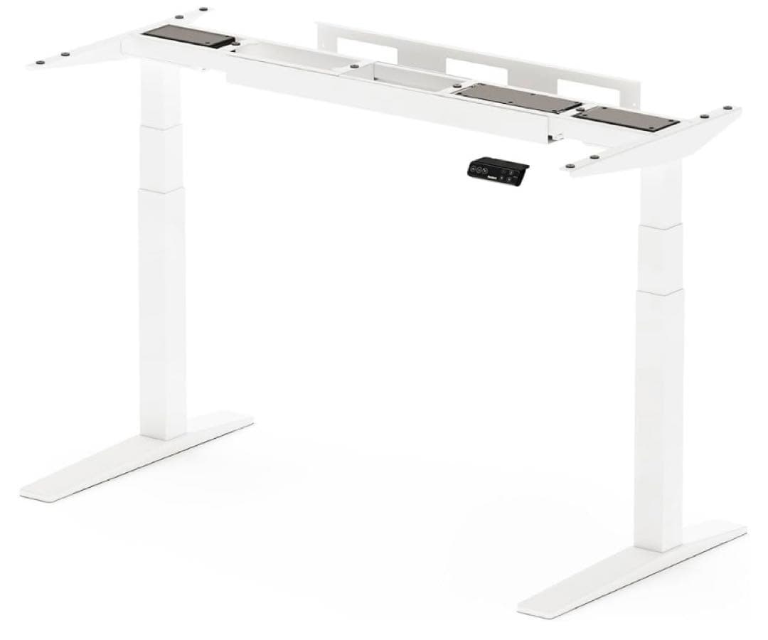 FLEXISPOT スタンディングデスク 電動式昇降デスク　ホワイトE7W