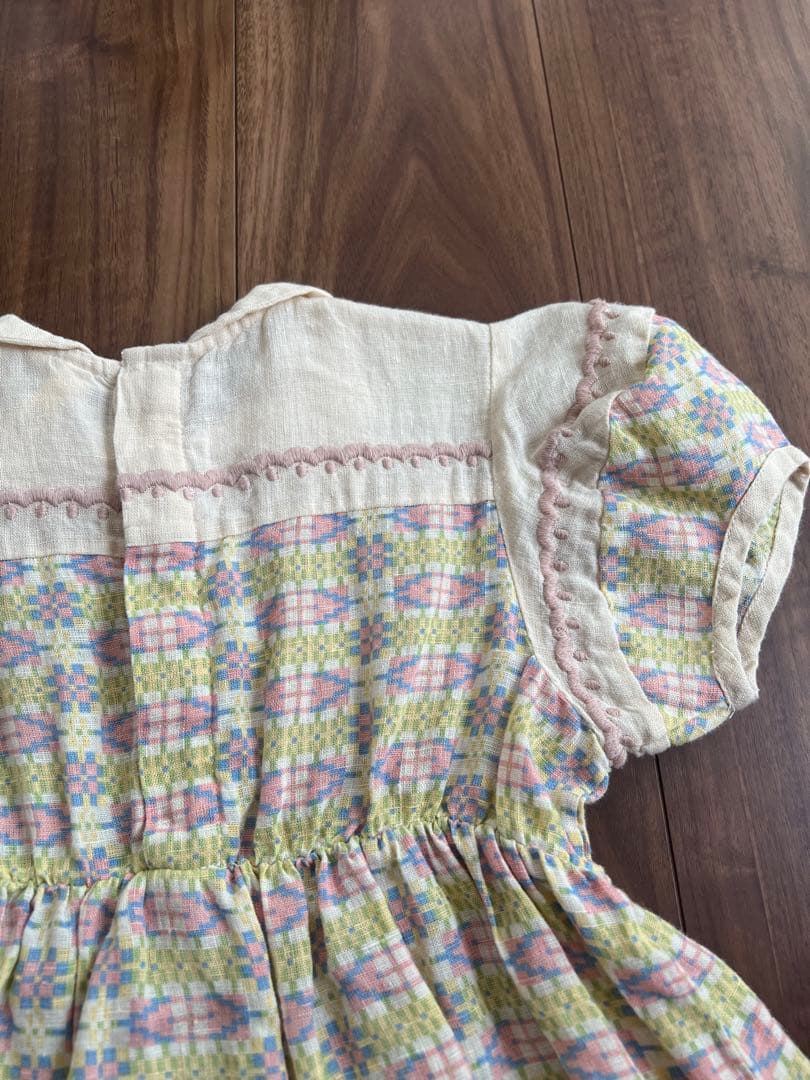 ワンピース Apolina 24Ss Nellie dress solva 5-7y