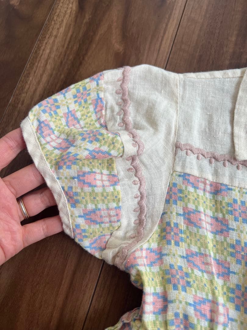 ワンピース Apolina 24Ss Nellie dress solva 5-7y