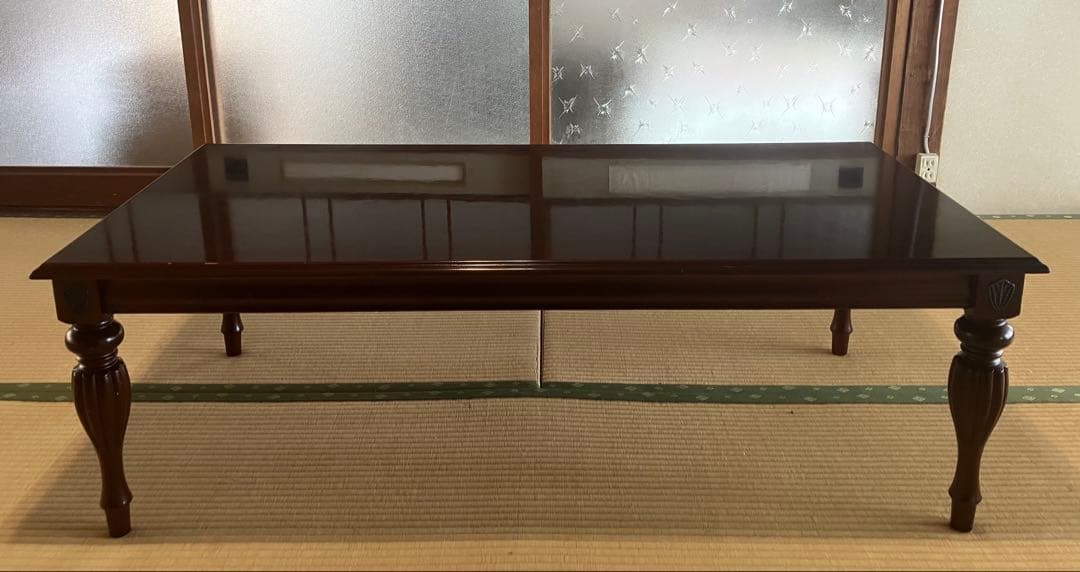 アンティーク調 センターテーブル 120cm幅