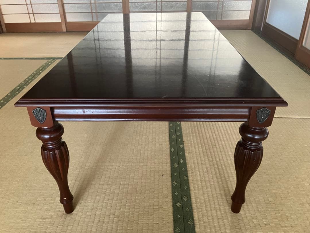 アンティーク調 センターテーブル 120cm幅