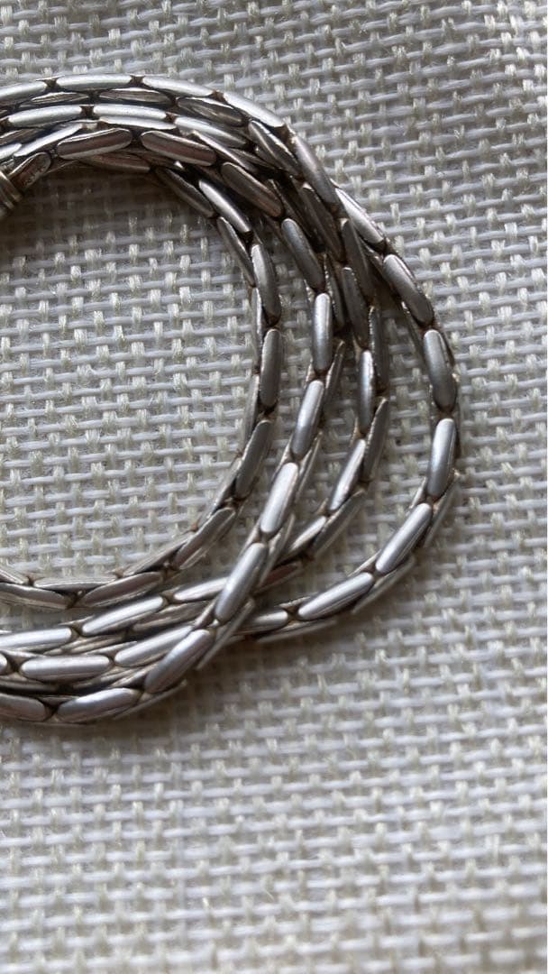 蛇 美品 ナバホ族 チェーンネックレス インディアンジュエリー