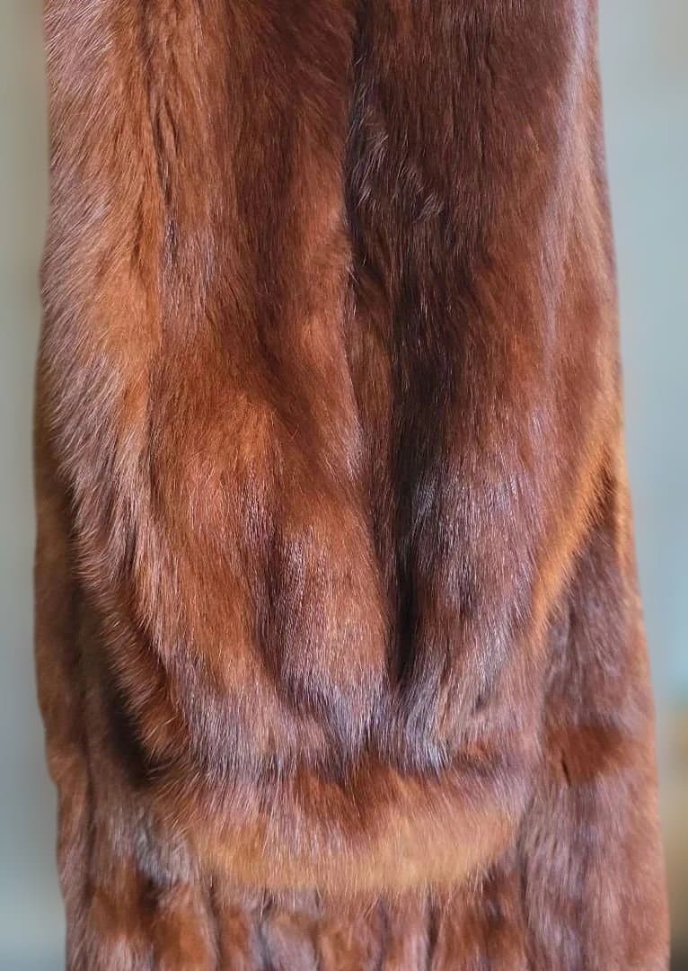 最高級 美品 SOBOL ソボル ロシアンセーブル 毛皮 ロング コート