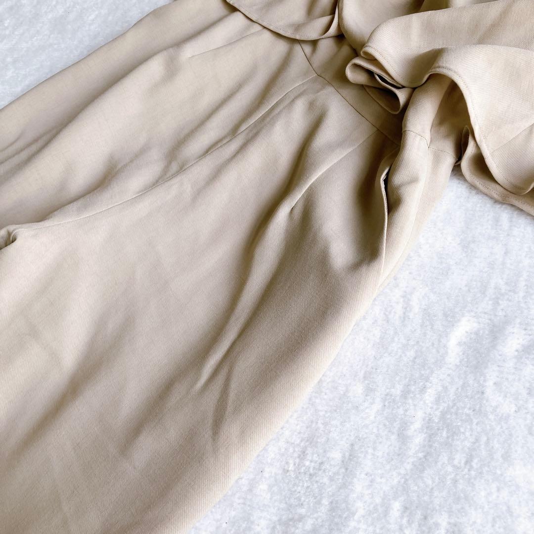 美品✨anuans アニュアンス【M】ワンショルフリルオールインワン 肩リボン