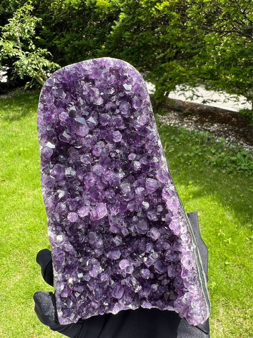 A724 高品質アメジストドーム クラスター ウルグアイ産 パワーストーン