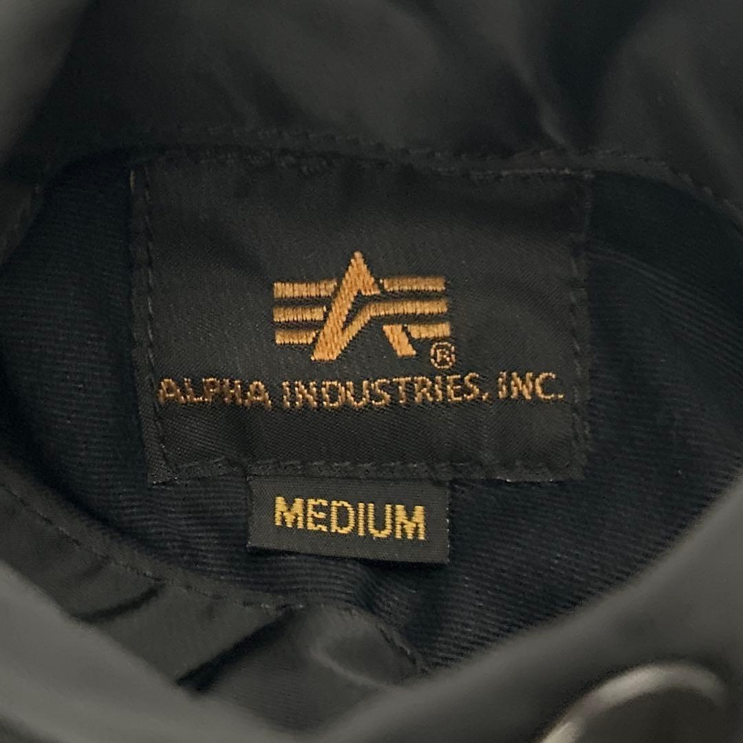 ALPHA　ニコアンド別注MA-1ボンバージャケット　中綿フライトブルゾン