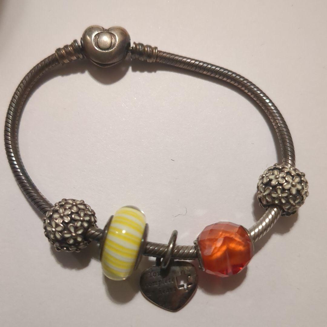 PANDORA ビーズ付きブレスレット