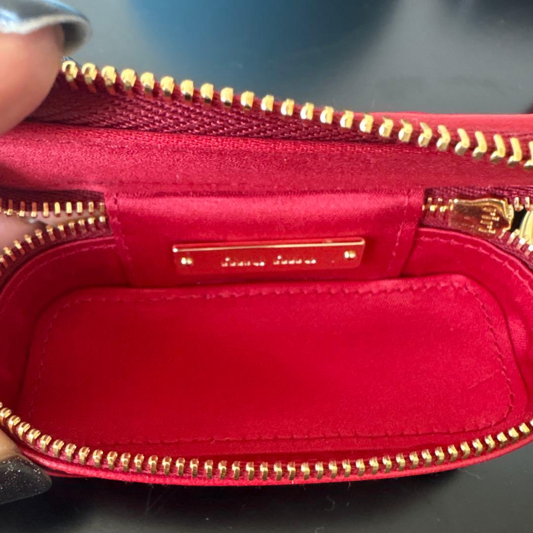 【美品】miumiu マテラッセ バッグチャーム リップケース　レッド