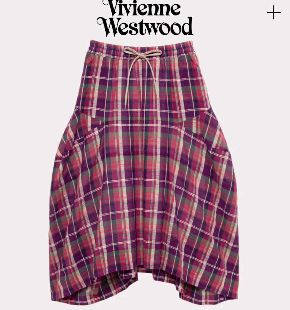 Vivienne Westwood 週末限定新品タグ付き チェック柄スカート
