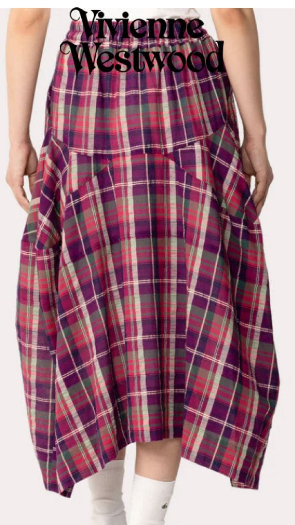 Vivienne Westwood 週末限定新品タグ付き チェック柄スカート