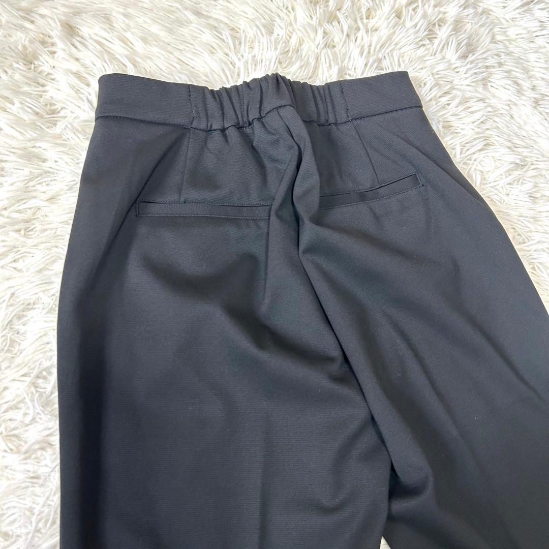 【未使用タグ付☆洗える】レディース ナイロンポンチパジャマスーツ セット 黒 S