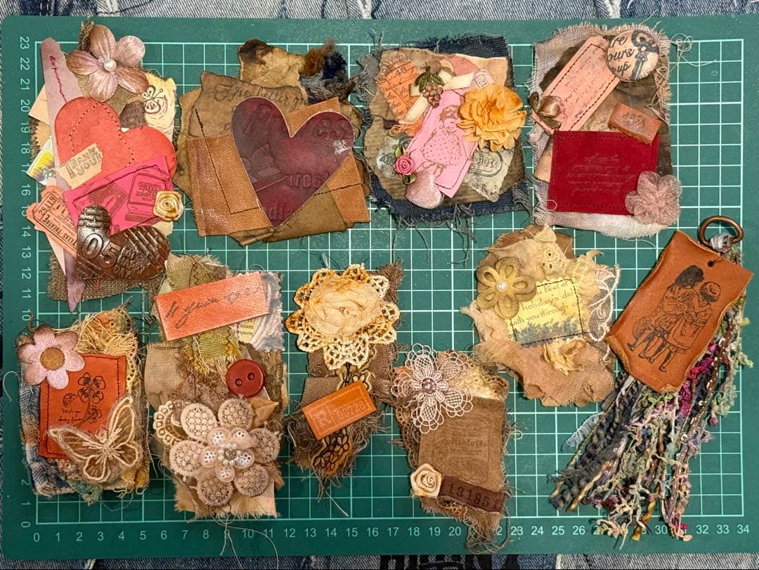 ほしぞらさま·͜·ᰔᩚラッピング・コラージュ素材/ヴィンテージ風/雑記帳/紙もの