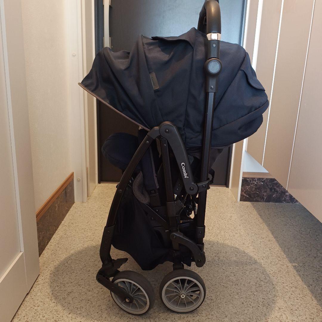 Combi ベビーカー　スゴカルMinimmo ネイビー　エッグショック