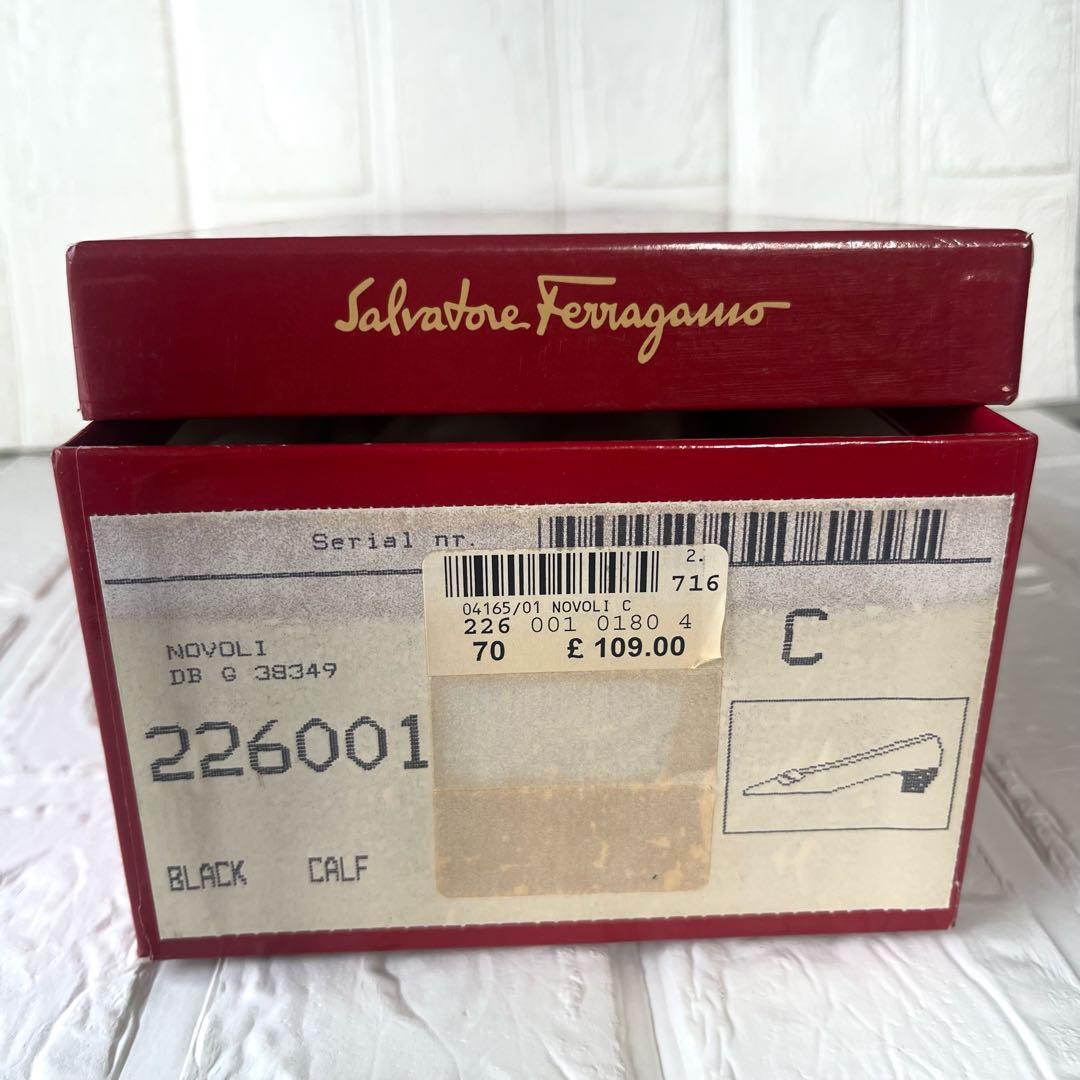 Salvatore Ferragamo フェラガモ ブラックパンプス 7C