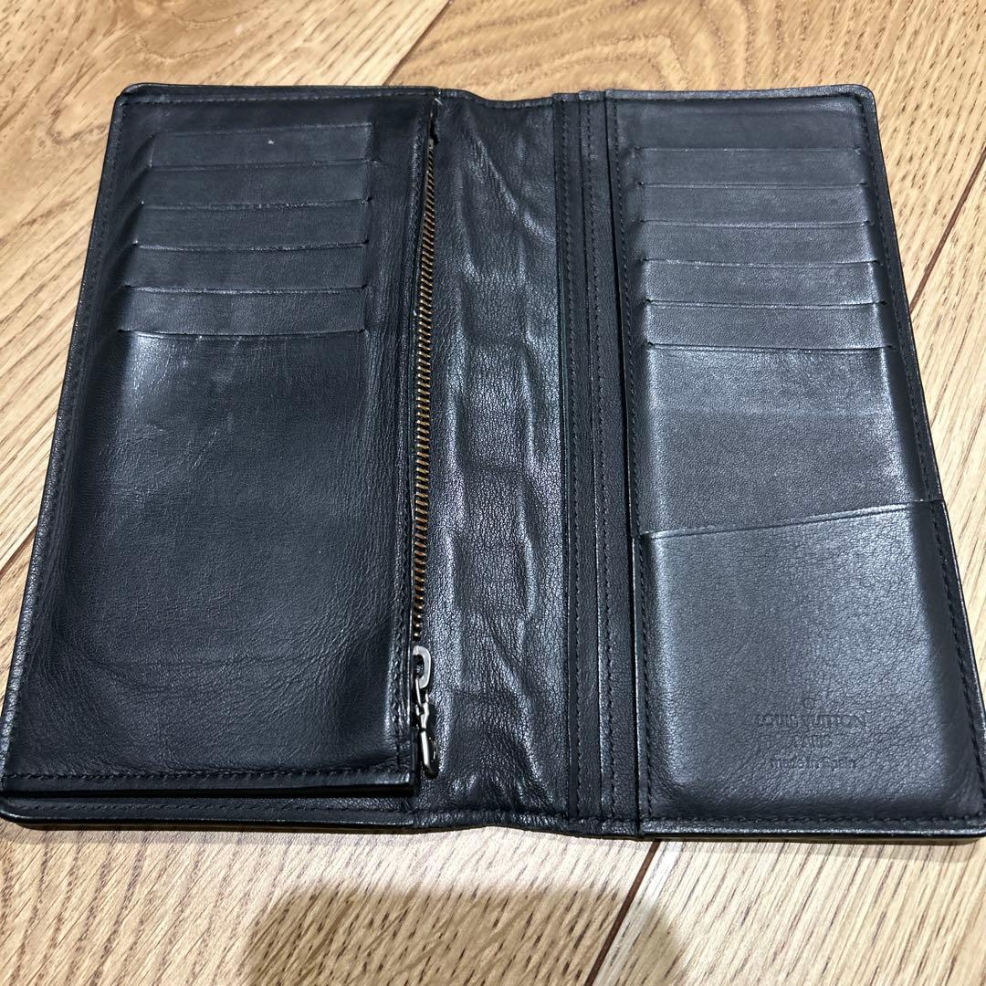 LOUIS VUITTON ルイヴィトン ダミエ アンフィニ ブラザ長財布レザー