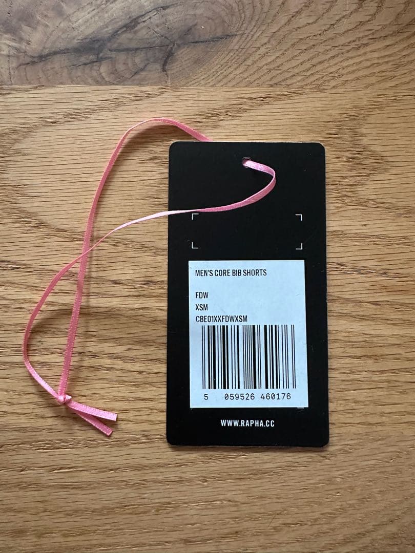 【新品同様】Rapha メンズ コア ビブショーツ XSサイズ 2025モデル