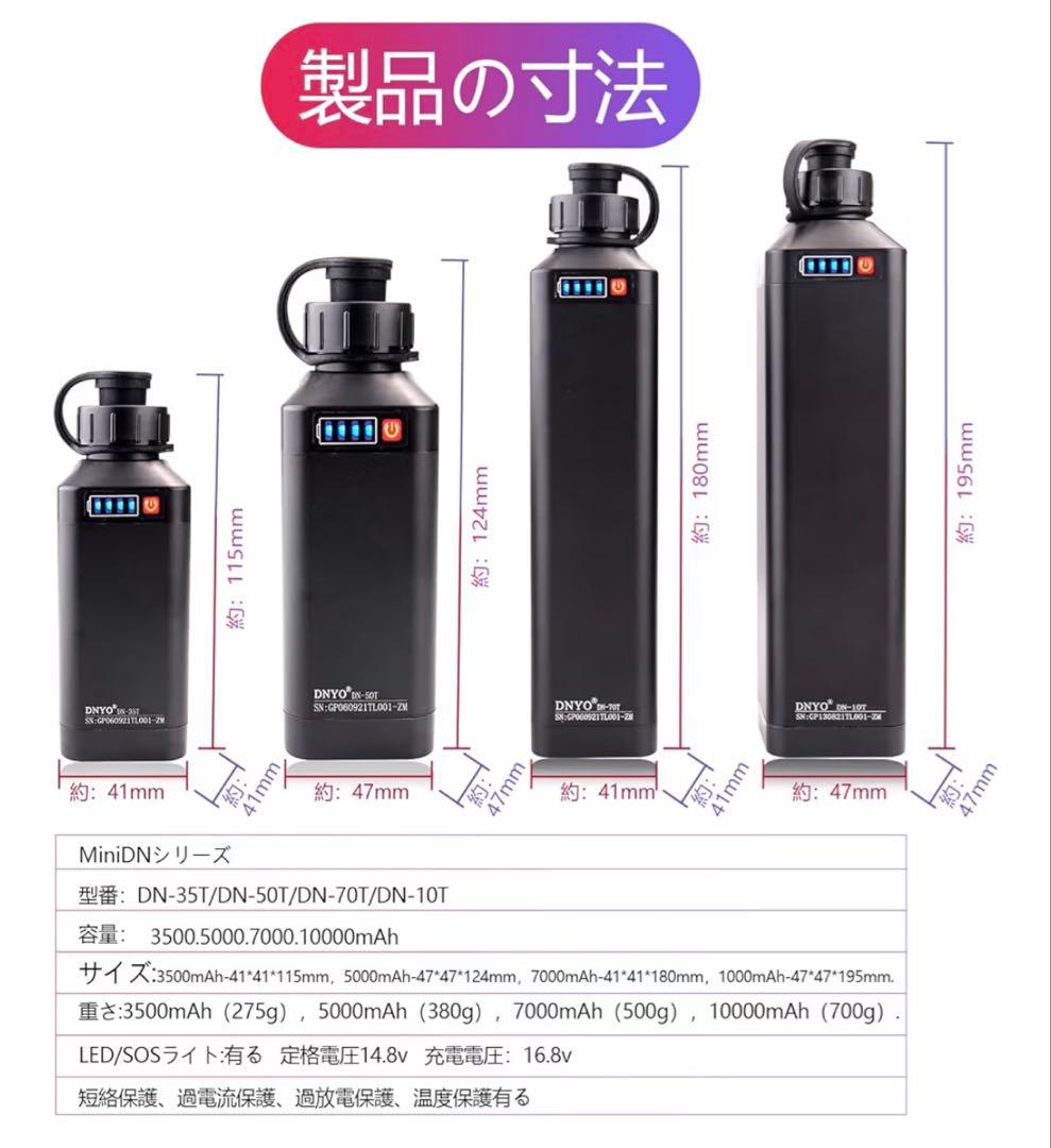 シマノ 22ビーストマスター2000 リチウムイオンバッテリー10000mAh