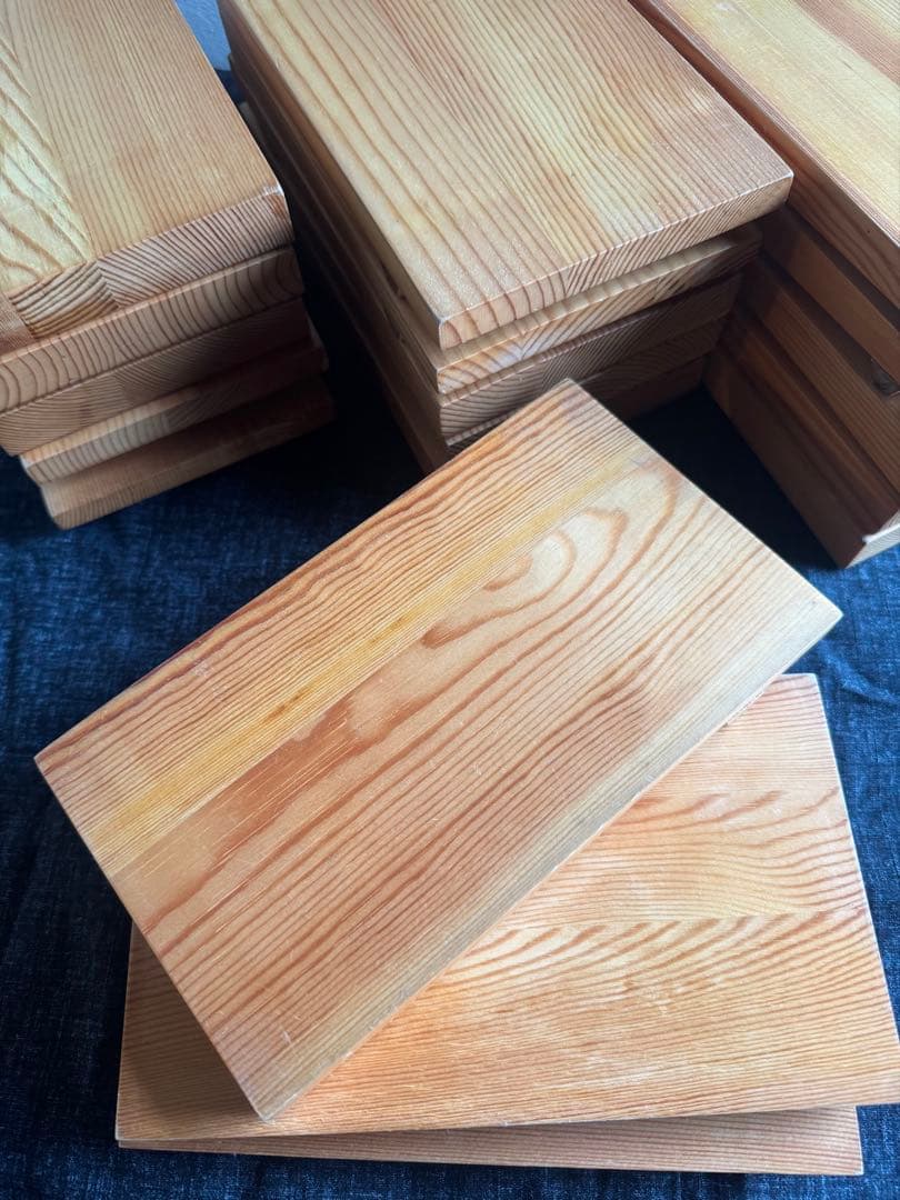 木製寿司プレート 創作盛台　粋　18枚セット