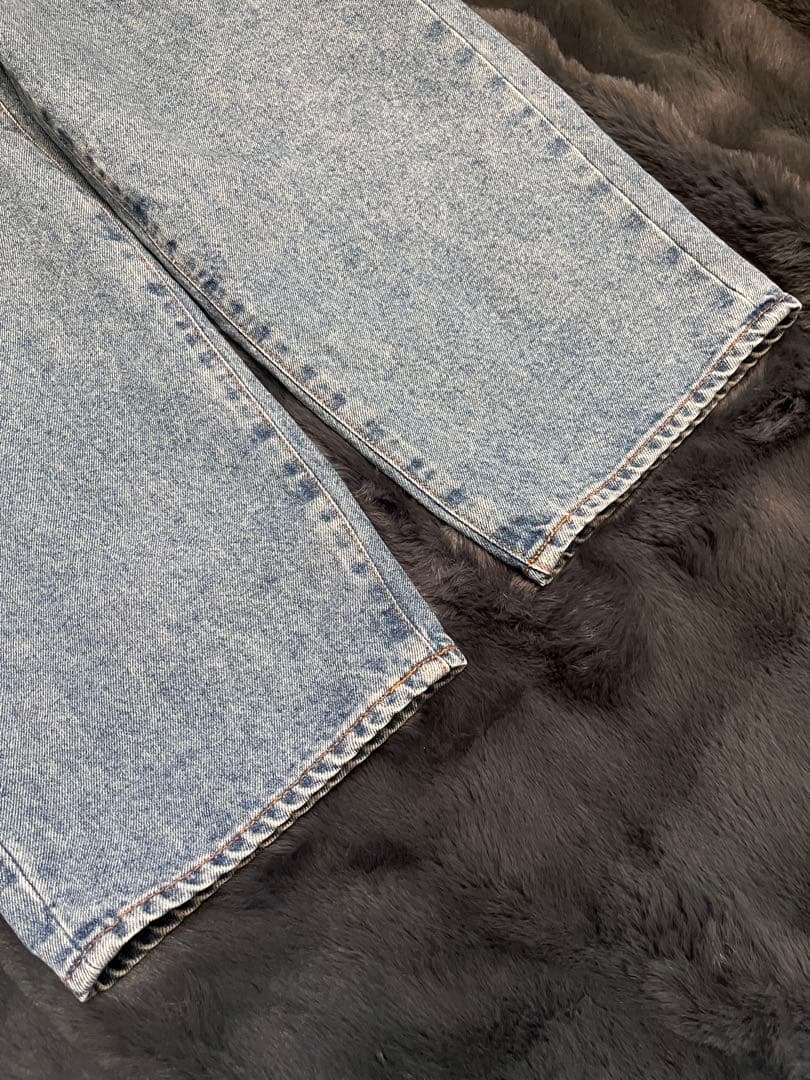 anuke アンヌーク　Waist Tuck Denim サイズ36ブルー