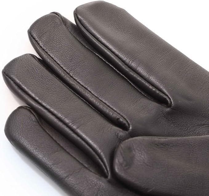 DENTS BATH 9001 ブラック レザー手袋　BLACK7.5 カシミヤ