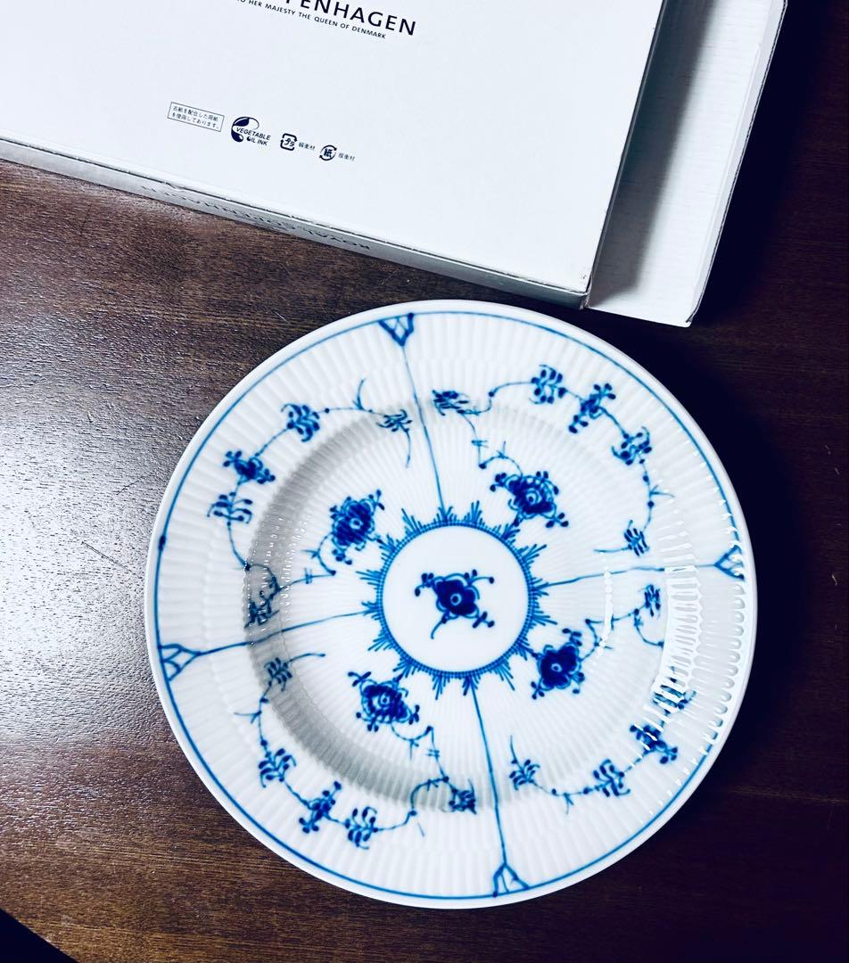 ロイヤルコペンハーゲン　ブルーフルーテッド ディーププレート　深皿　1枚
