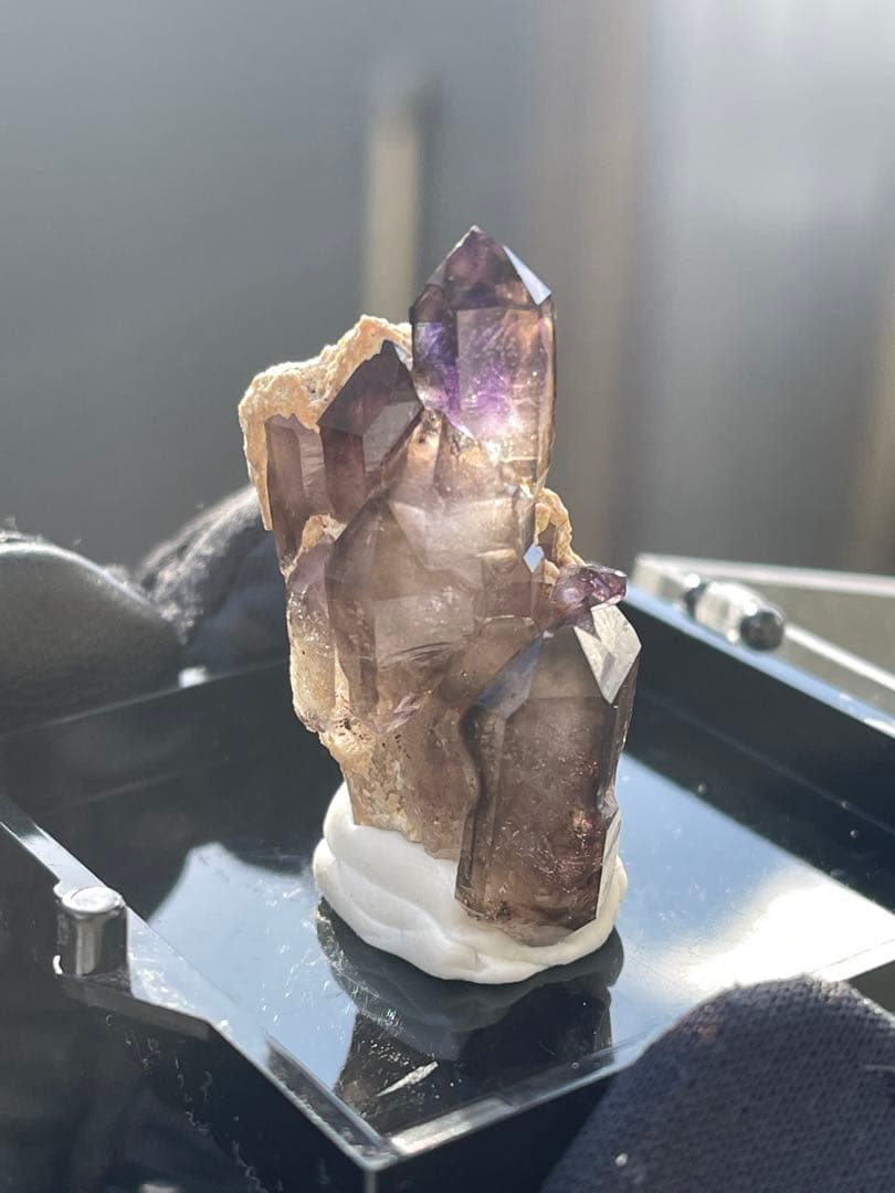 ナミビア産　キャッスルクォーツ　幻の紫