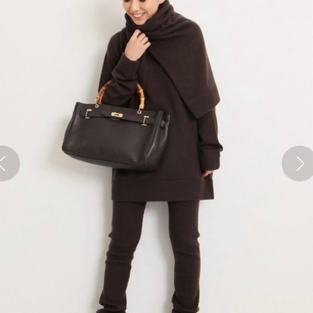 美品 ドゥーズィエムクラス PAN パン ウールカシミヤ タートルニット