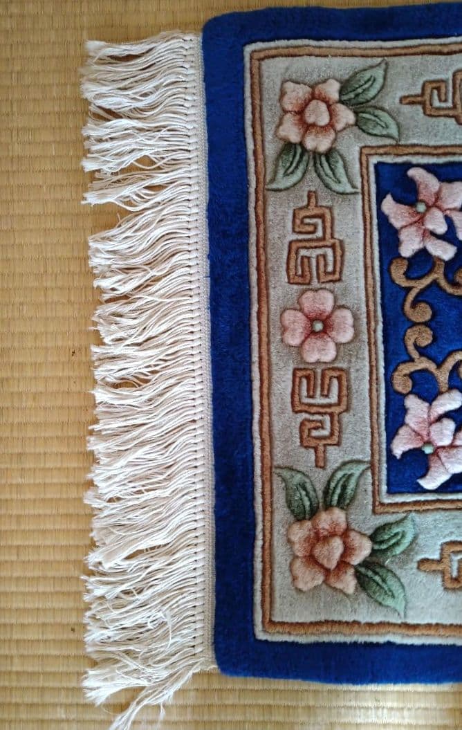 高級　絨毯　玄関マット　ラグ　カーペット　約150cm×61cm