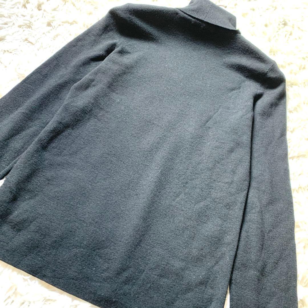 高級感✨FOXEY グレースウールニット タートルネック セーター 黒 40