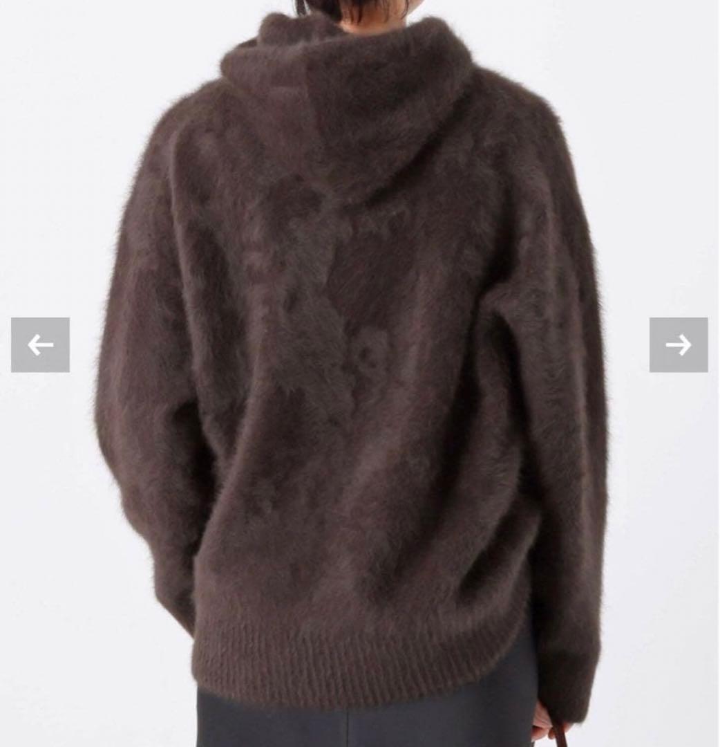 AP STUDIO 2024AW フォックスカシミヤフーディ― 美品　ブラウン