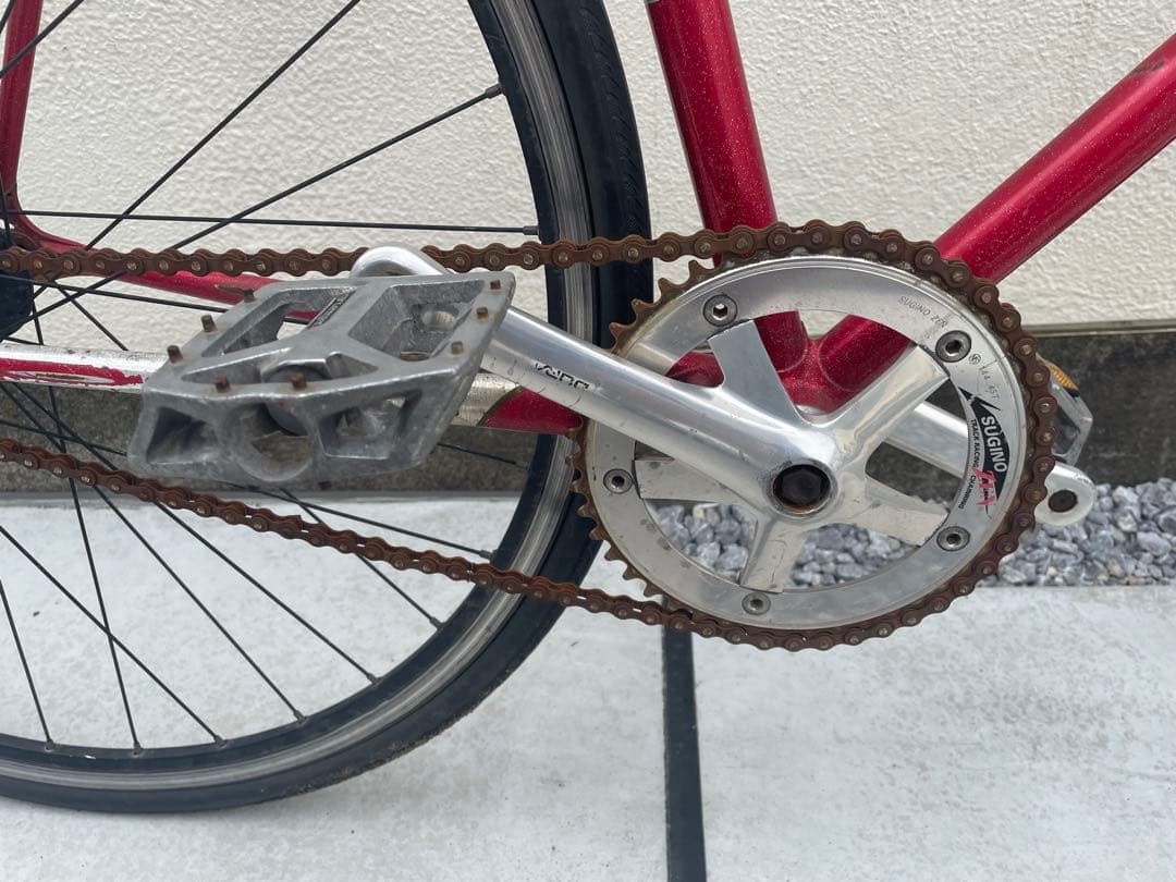 希少 NAGASAWAピストバイク 中野レッド NJS認定車