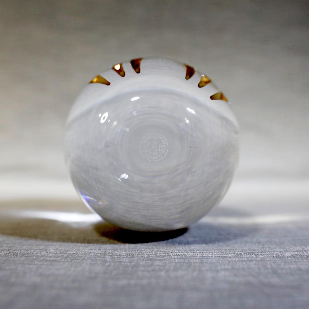 【美品 送料込み】バカラ だるま 達磨 ダルマ 置物 クリスタル