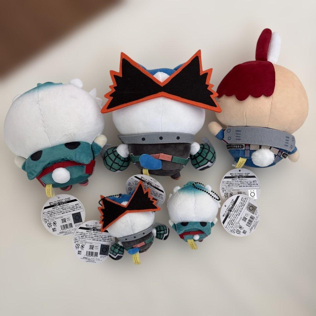 ヒロアカ　ちいかわ　公式　ぬいぐるみ　S
