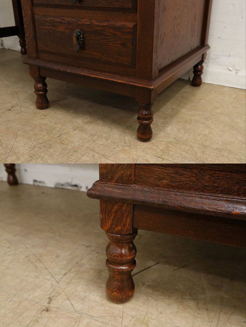 高級 三越家具【ブルージュ】デスク・書斎机・オーク材・ＩDC大塚家具