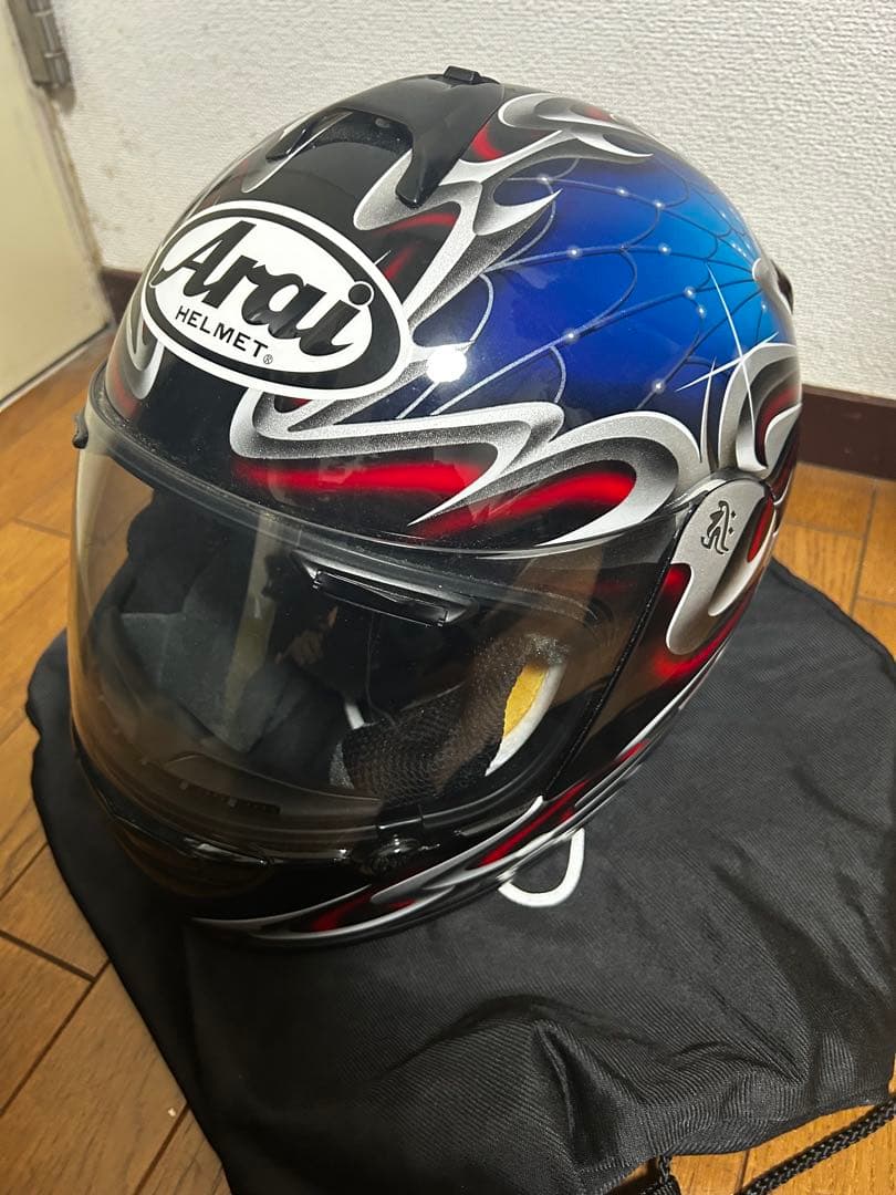Arai フルフェイスヘルメット 青/黒/赤
